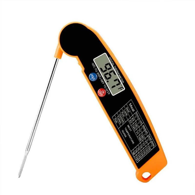 Foldable Digital Thermometer Probe Temperature Kitchen