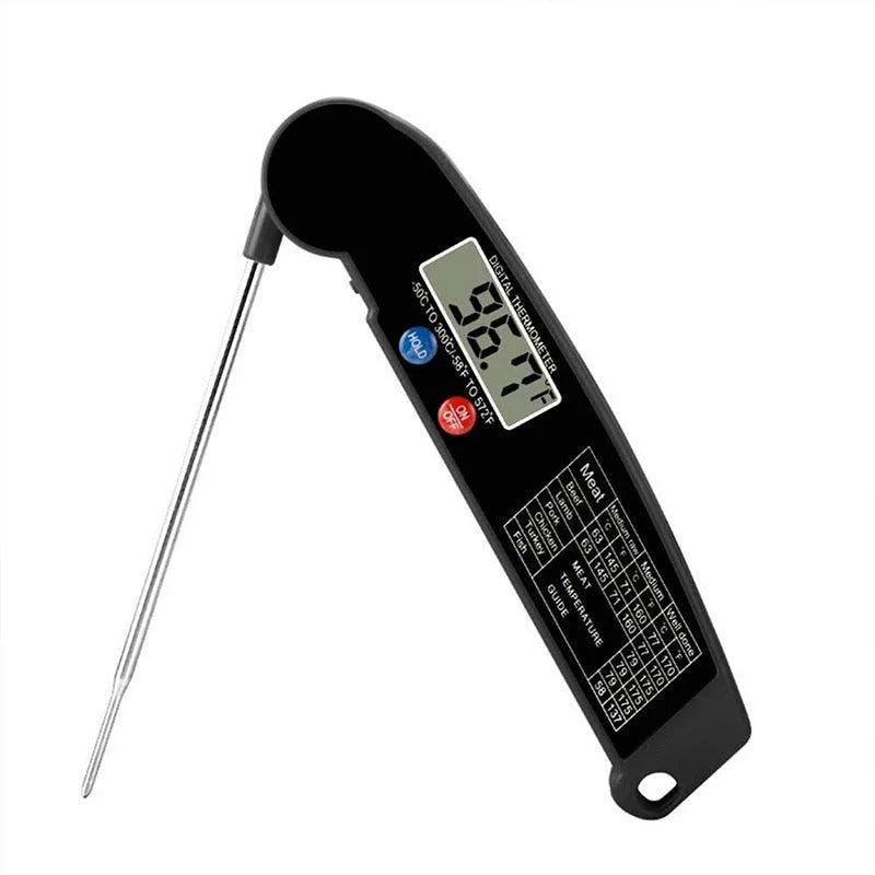 Foldable Digital Thermometer Probe Temperature Kitchen