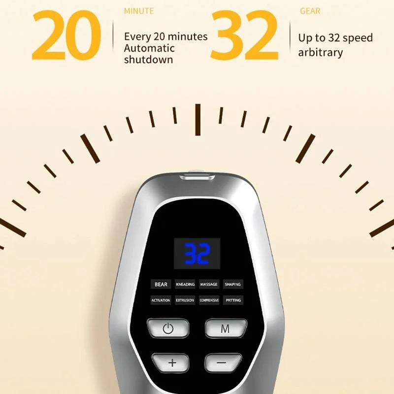 Foldable Ems Foot Massager Pad With Remote Coffee - Health