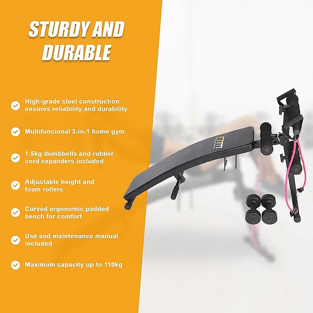 Foldable Incline Sit-Up Bench