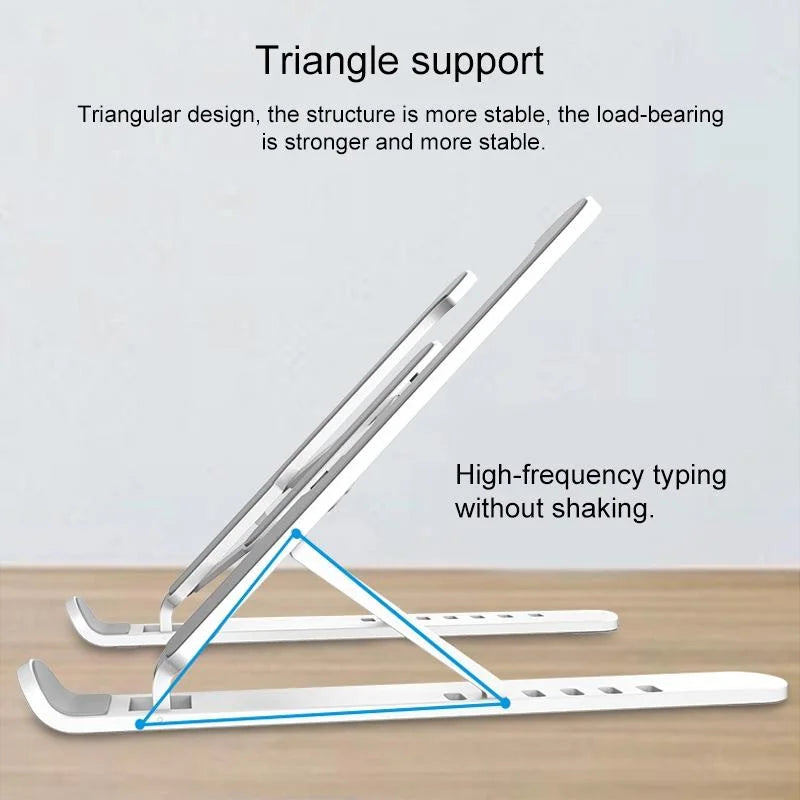 Foldable Laptop Stand for Desktop Cooling and Lifting