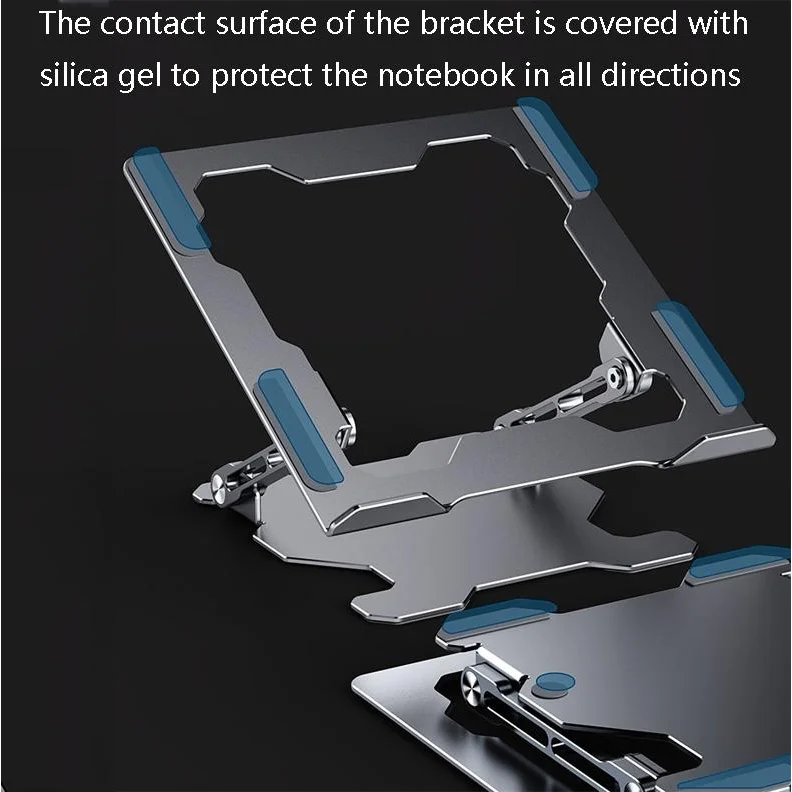 Foldable Laptop Stand - Hollow Design Heat-dissipating Flat