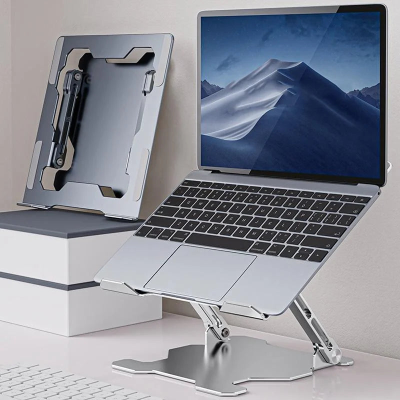 Foldable Laptop Stand - Hollow Design Heat-dissipating Flat
