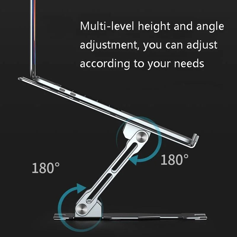 Foldable Laptop Stand - Hollow Design Heat-dissipating Flat