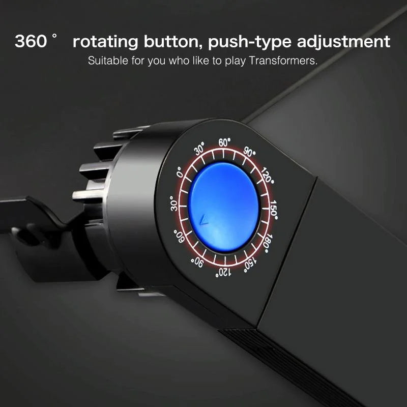 Foldable Laptop Stand with Dual Fans & Mouse Pad - 360