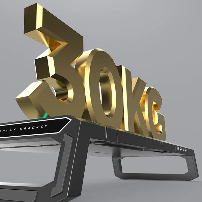 Foldable Laptop Stand with Rgb Lighting & Usb Expansion