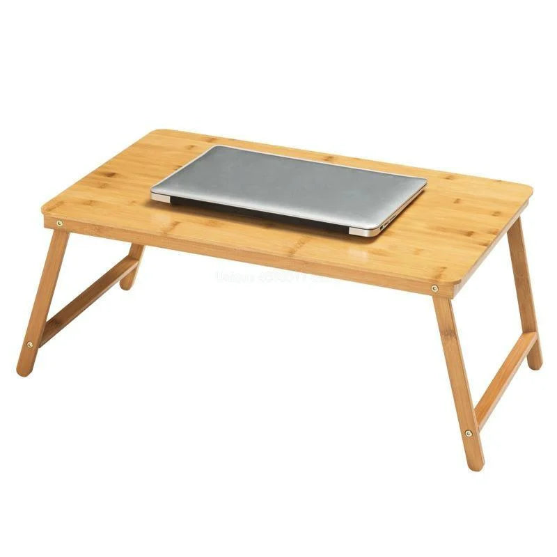 Foldable Laptop Table with Card Slot - Simple and Lazy