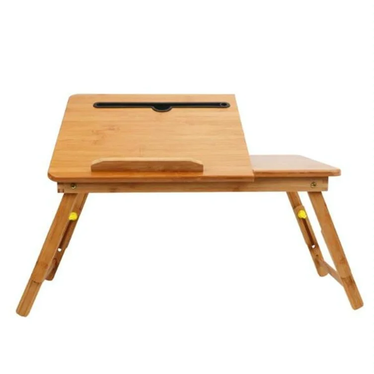 Foldable Laptop Table with Card Slot - Simple and Lazy