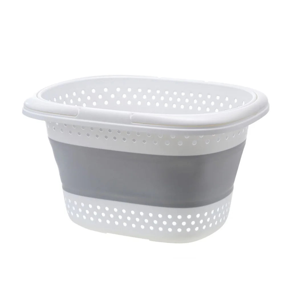 Foldable Laundry Washing Basket 28L with Handle