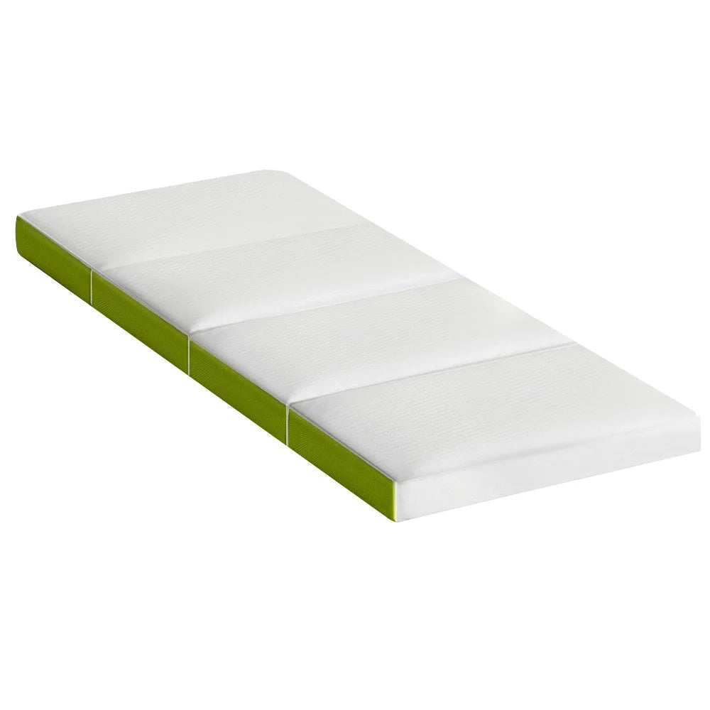 Foldable Mattress Bedding 4 Fold Folding Bed Mat Camping