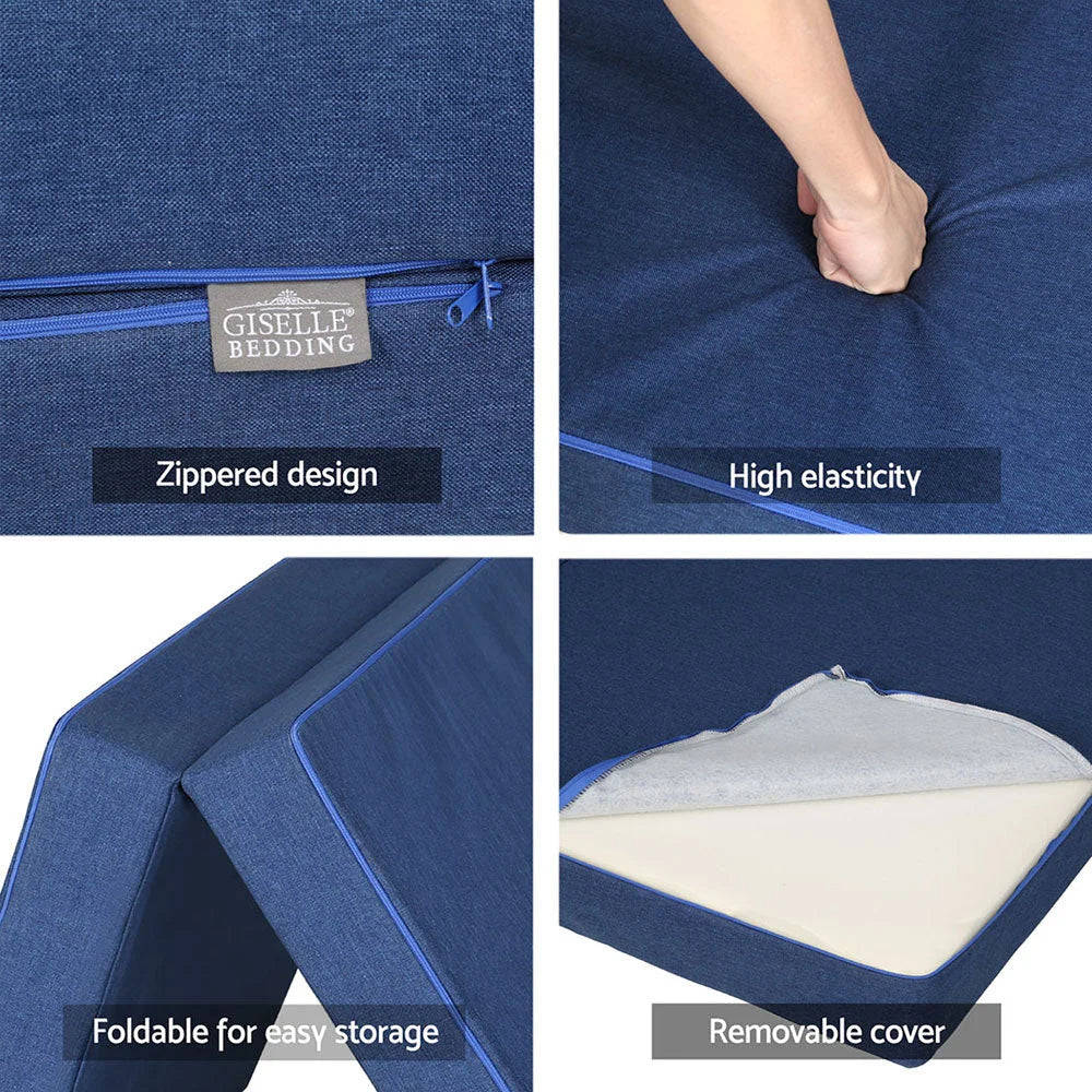 Foldable mattress bedding foam mattress