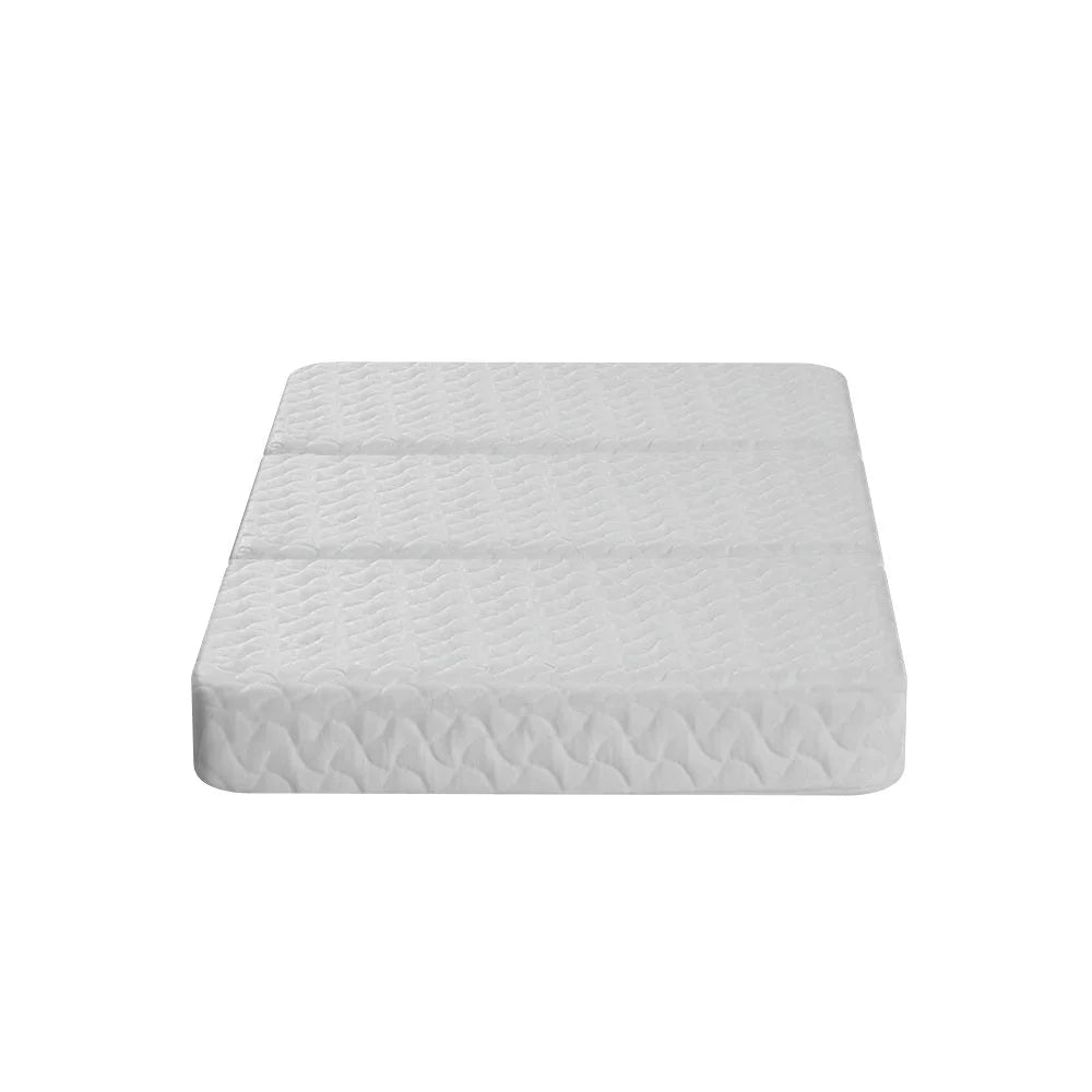 Foldable Mattress Bedding Folding Foam Cot Bed - White