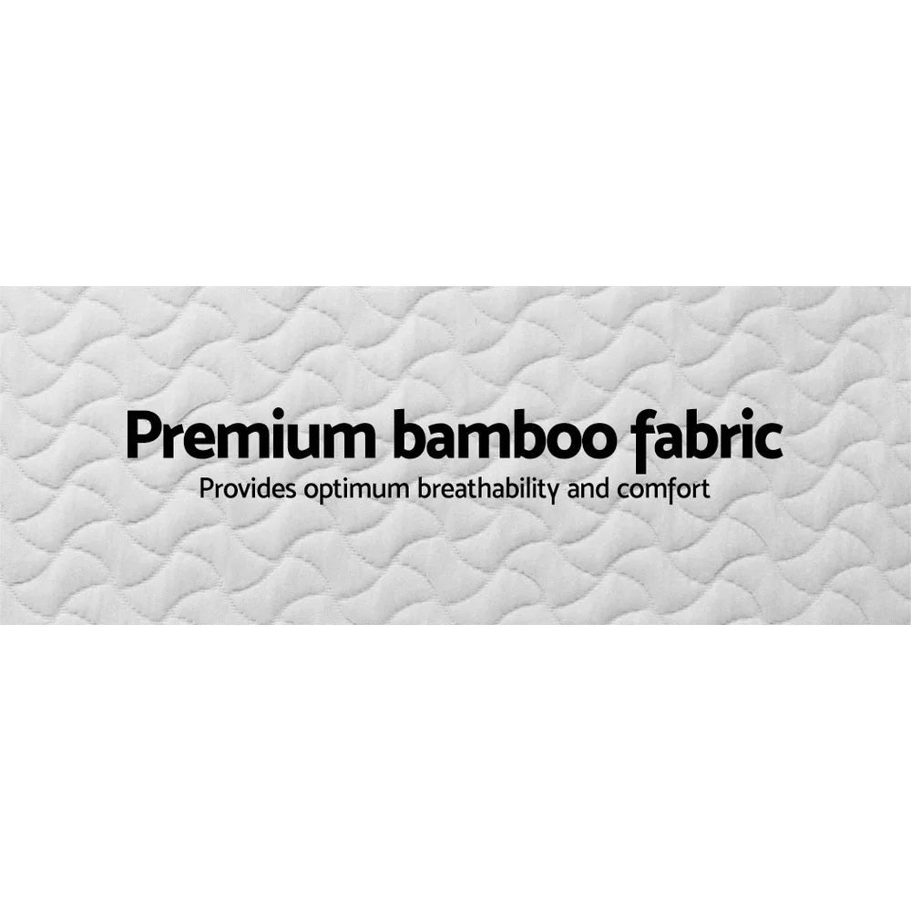 Foldable Mattress Bedding Folding Foam Cot Bed - White