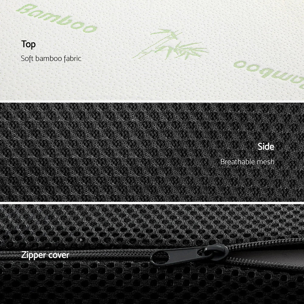 Foldable Mattress Foam Bamboo Bedding - Queen - Home &