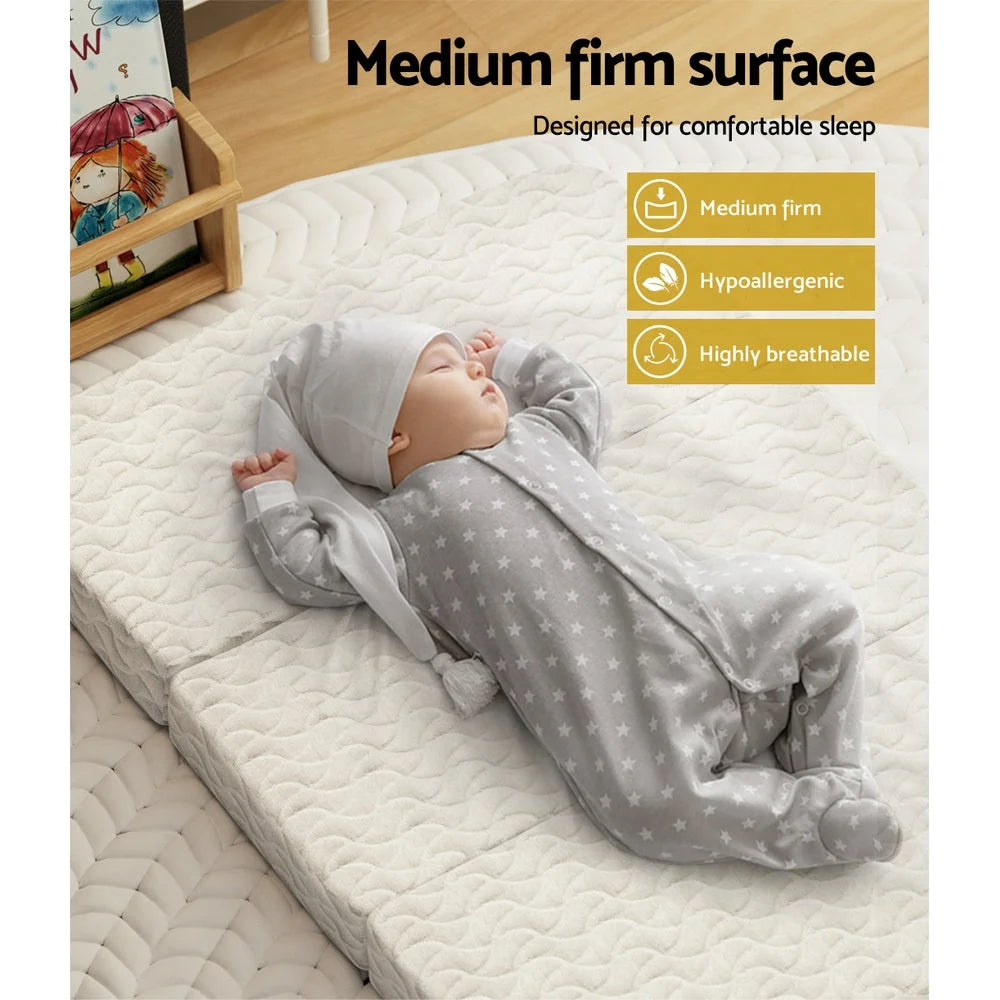 Foldable Mattress Folding Foam Cot Bed with Cool Gel Bedding