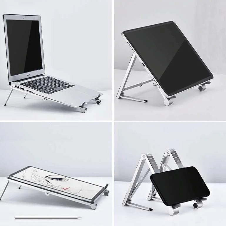 Foldable Metal Laptop Stand for Cooling and Ergonomic