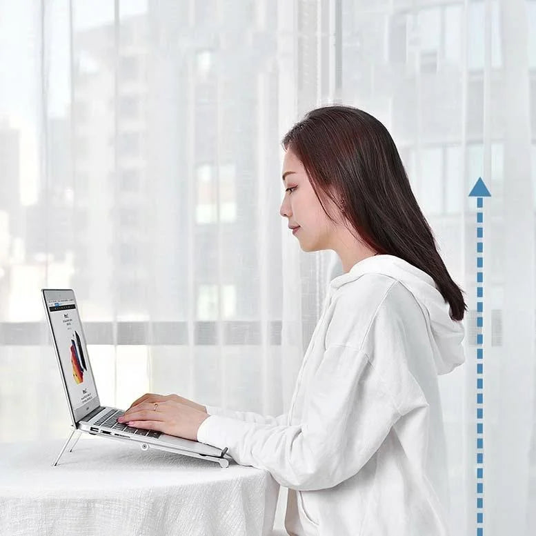 Foldable Metal Laptop Stand for Cooling and Ergonomic