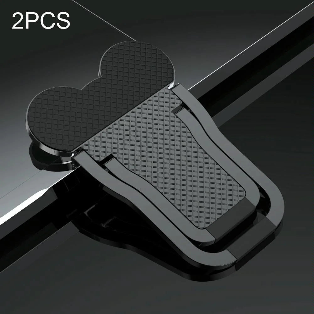 Foldable Metal Laptop Stand - Set of 2 - Silver