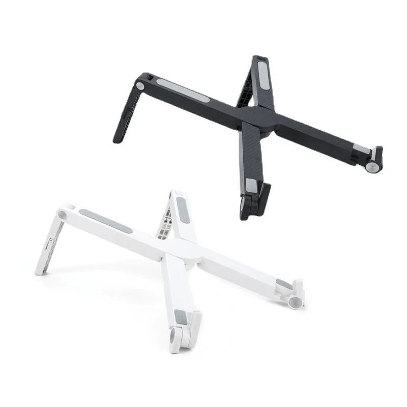 Foldable Non-slip Laptop Stand - Plastic Silicone - White
