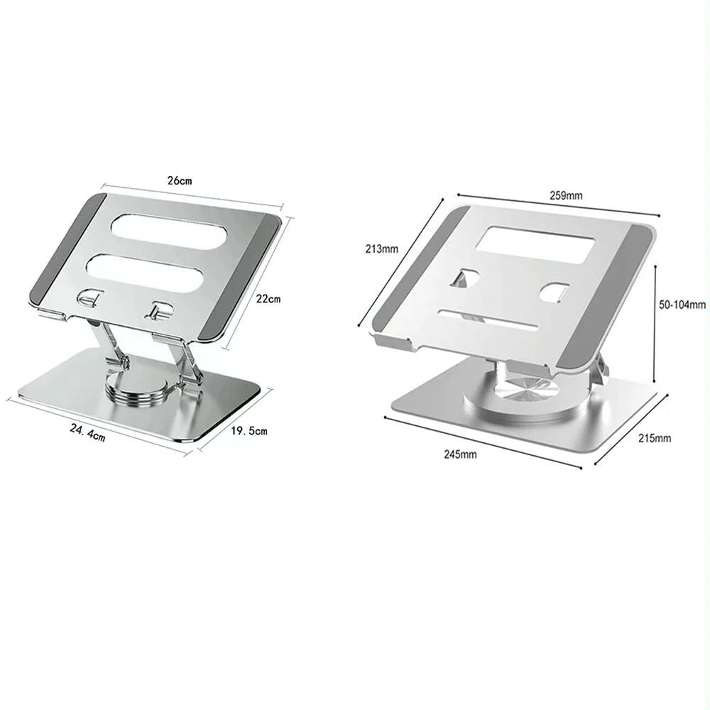 Foldable Rotating Laptop Cooling Stand - Multifunctional