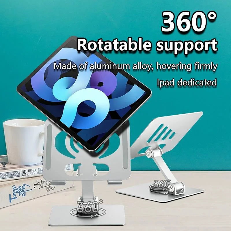 Foldable Rotating Laptop / Tablet Stand - Aluminum Alloy
