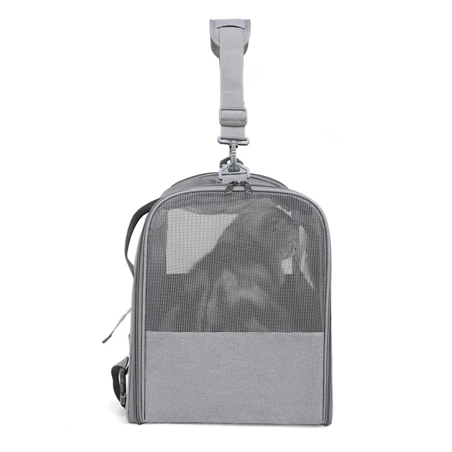 Foldable Soft-Sided Pet Carrier for Travel - Fits Cats &