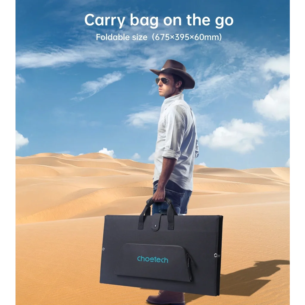 Foldable Solar Charger 160W - CHOETECH SC010 - Home & Garden