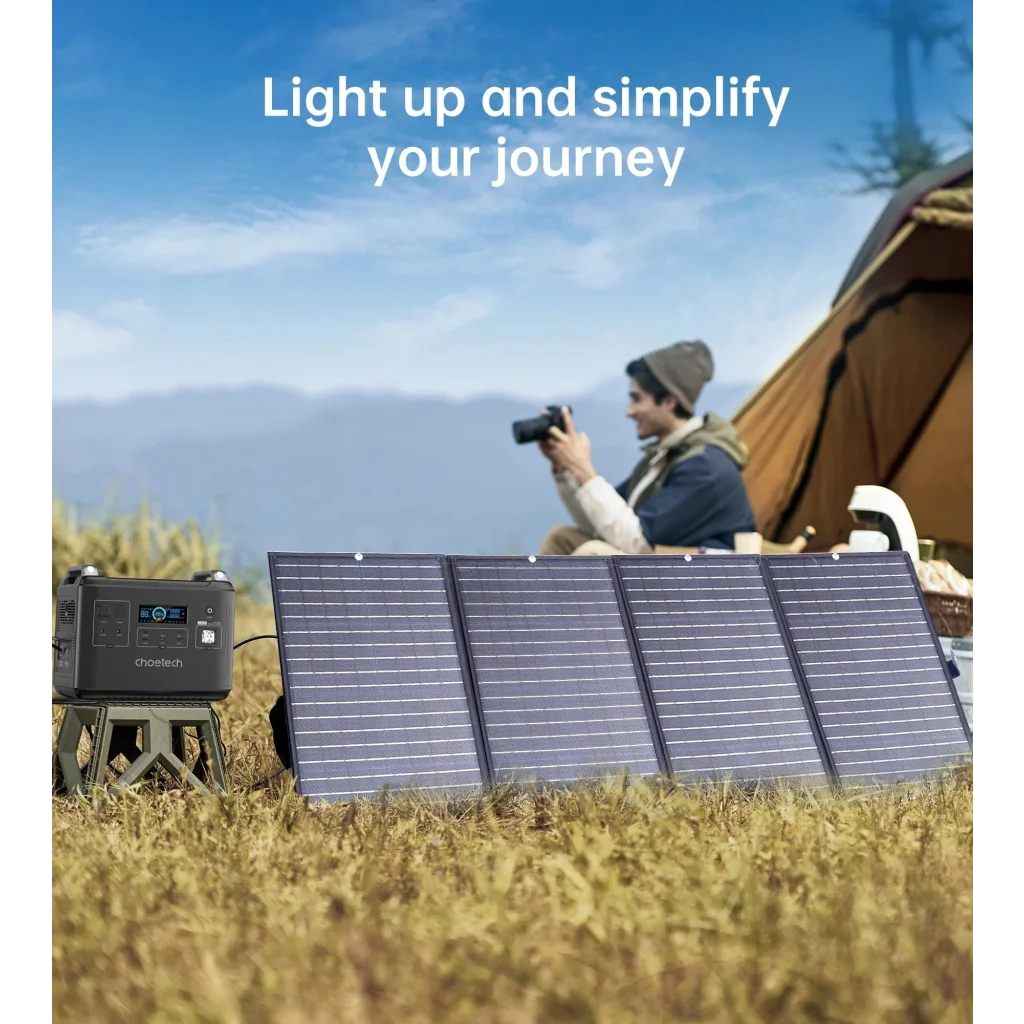 Foldable Solar Charger 160W - CHOETECH SC010 - Home & Garden