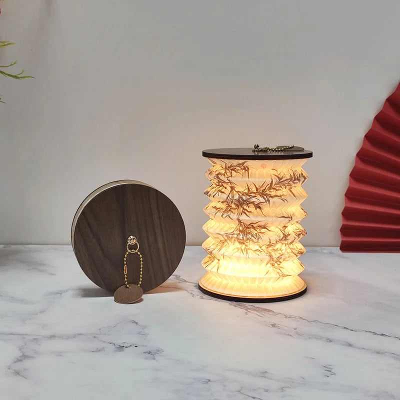 Foldable Telescopic Lantern Lamp - 3 Light Modes USB