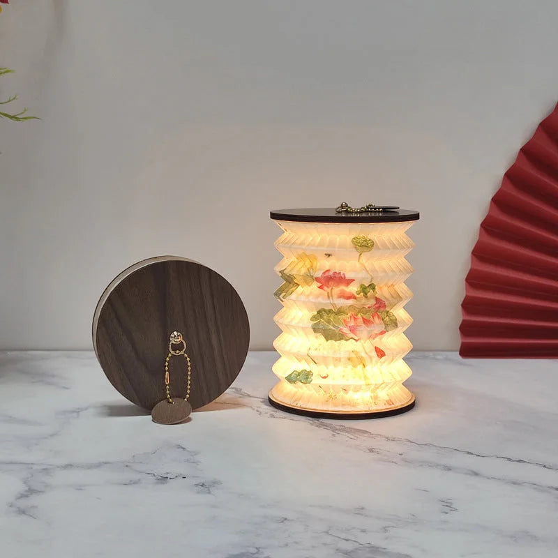 Foldable Telescopic Lantern Lamp - 3 Light Modes USB