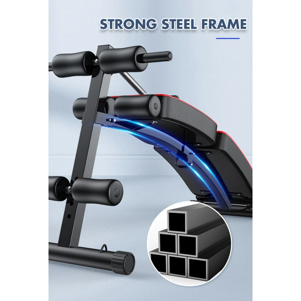 Foldable Weight Sit Up Bench Press Adjustable Home Gym