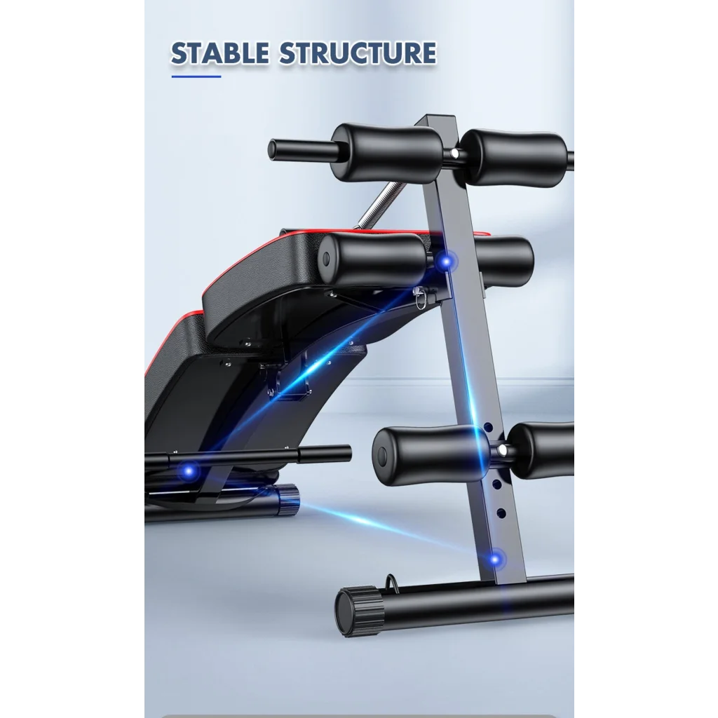 Foldable Weight Sit Up Bench Press Adjustable Home Gym