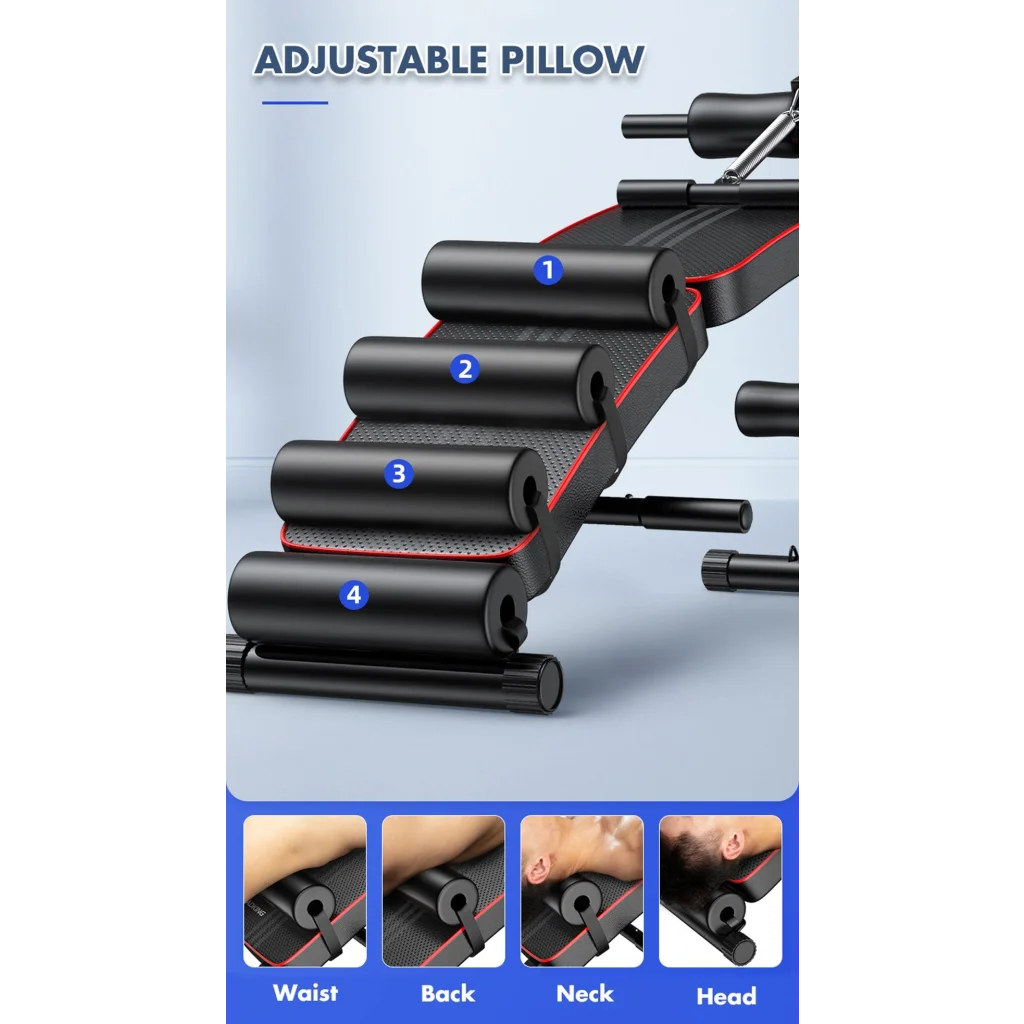 Foldable Weight Sit Up Bench Press Adjustable Home Gym