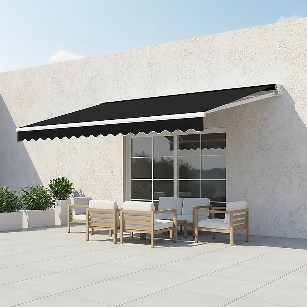 Folding Arm Awning Motorised Outdoor Retractable Sunshade