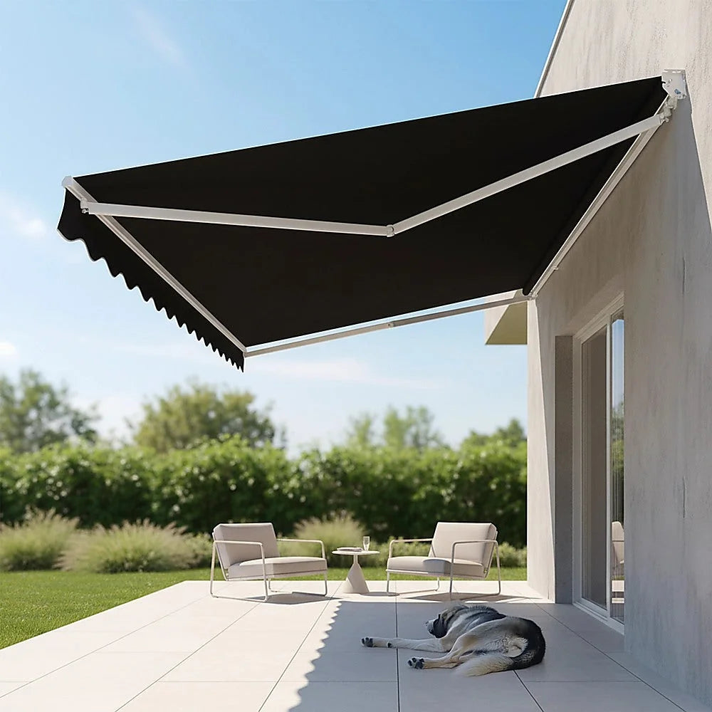 Folding Arm Awning Motorised Outdoor Retractable Sunshade