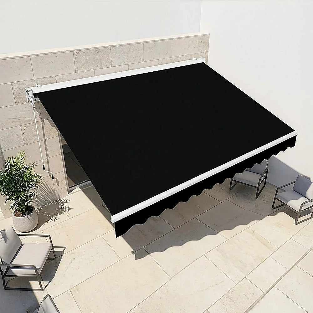 Folding Arm Awning Motorised Outdoor Retractable Sunshade