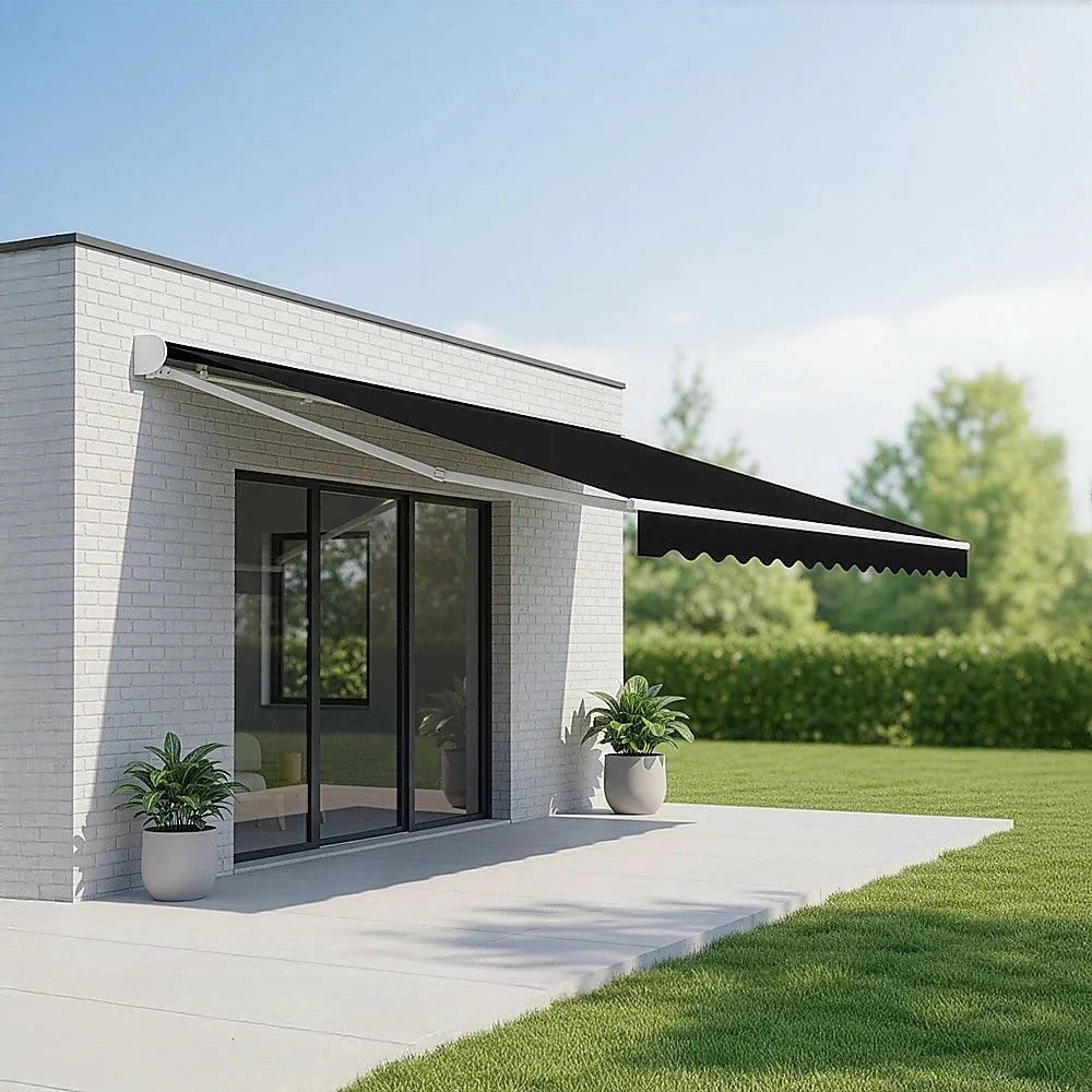 Folding Arm Awning Motorised Outdoor Retractable Sunshade