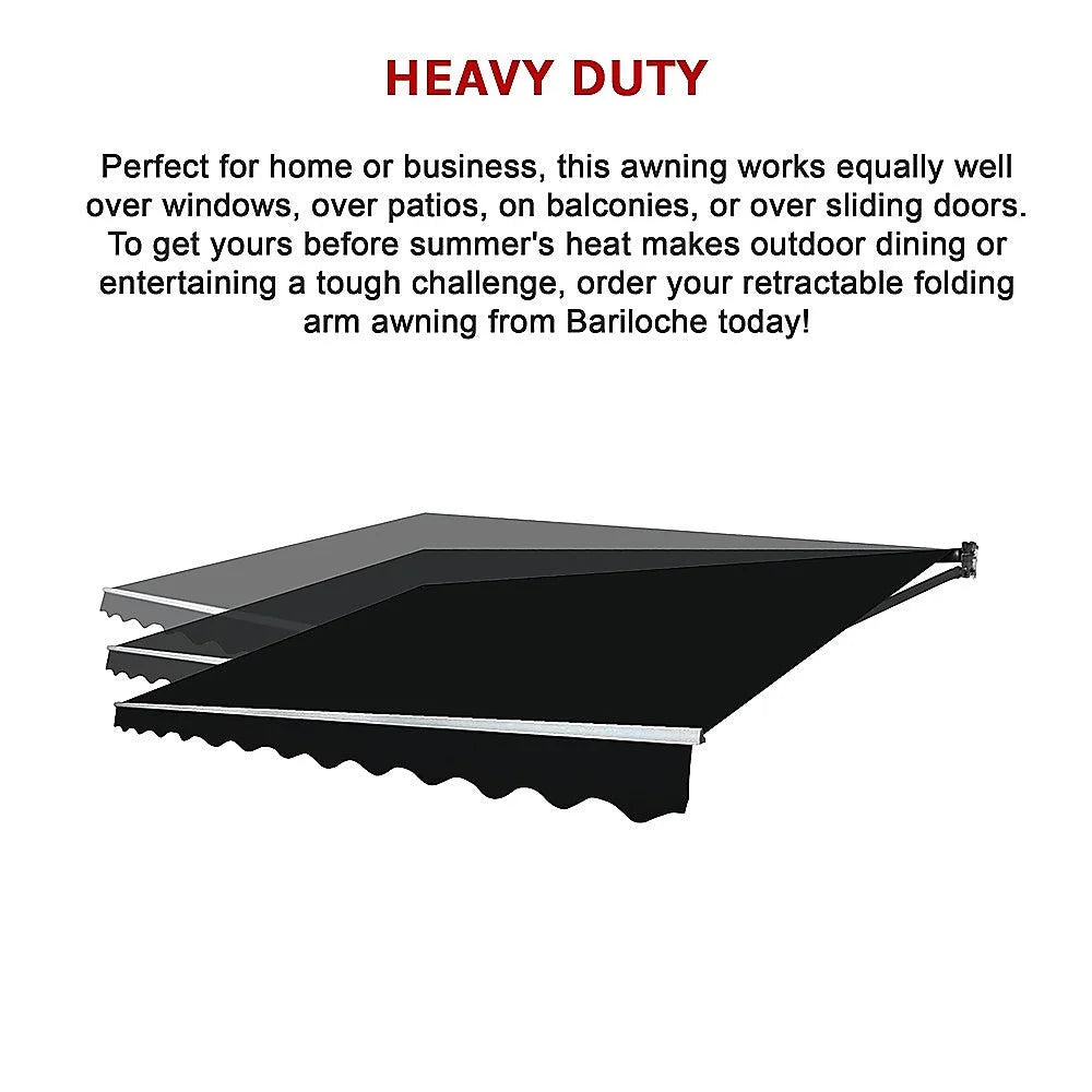 Folding Arm Awning Motorised Outdoor Retractable Sunshade