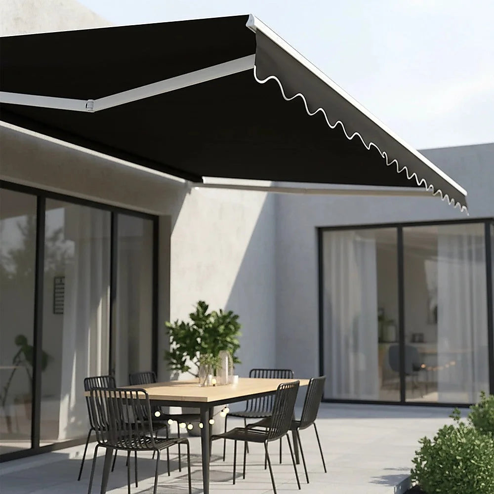 Folding Arm Awning Motorised Outdoor Retractable Sunshade