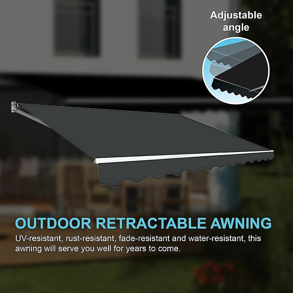 Folding Arm Awning Motorised Outdoor Retractable Sunshade