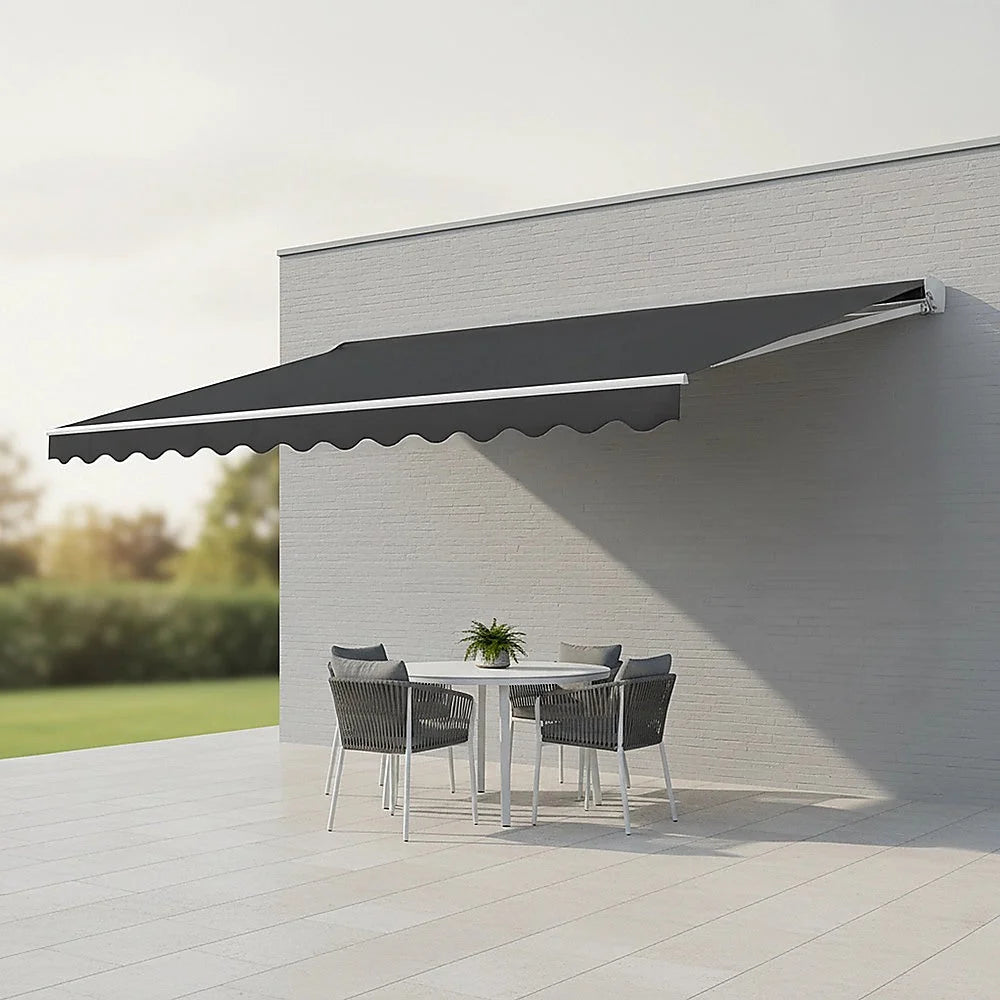 Folding Arm Awning Motorised Outdoor Retractable Sunshade
