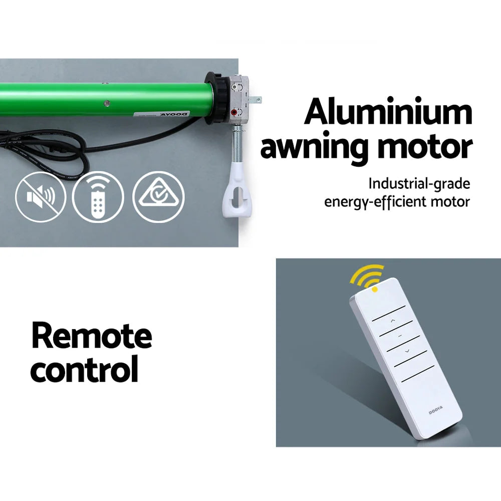 Folding Arm Awning Replacement Motor with Remote 230V - 40NM