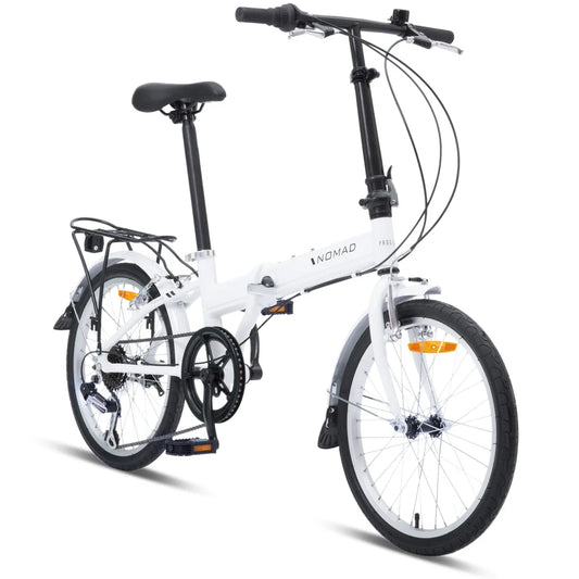 Folding Bike Nomad 20’’ Pearl White Progear Bikes - Sports