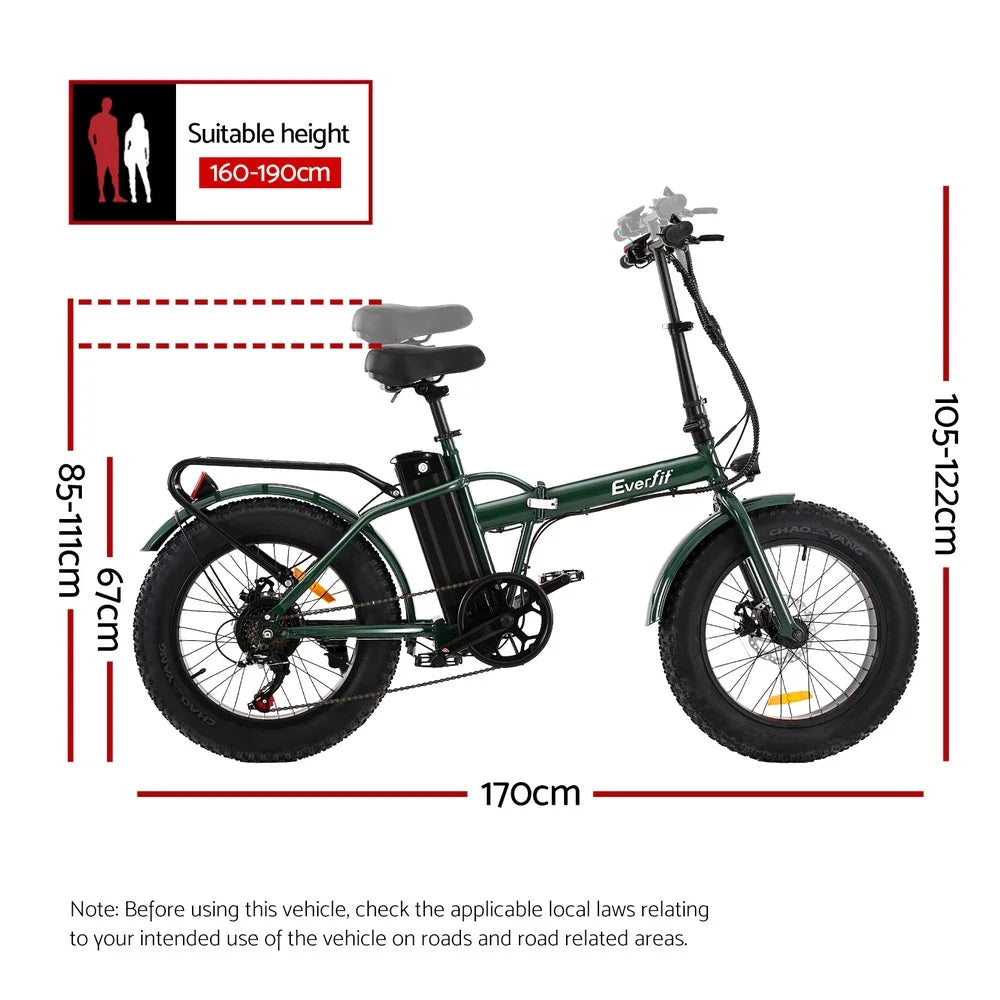 Folding Bike Urban City Bicycle eBike 20 Inch Rechargeable