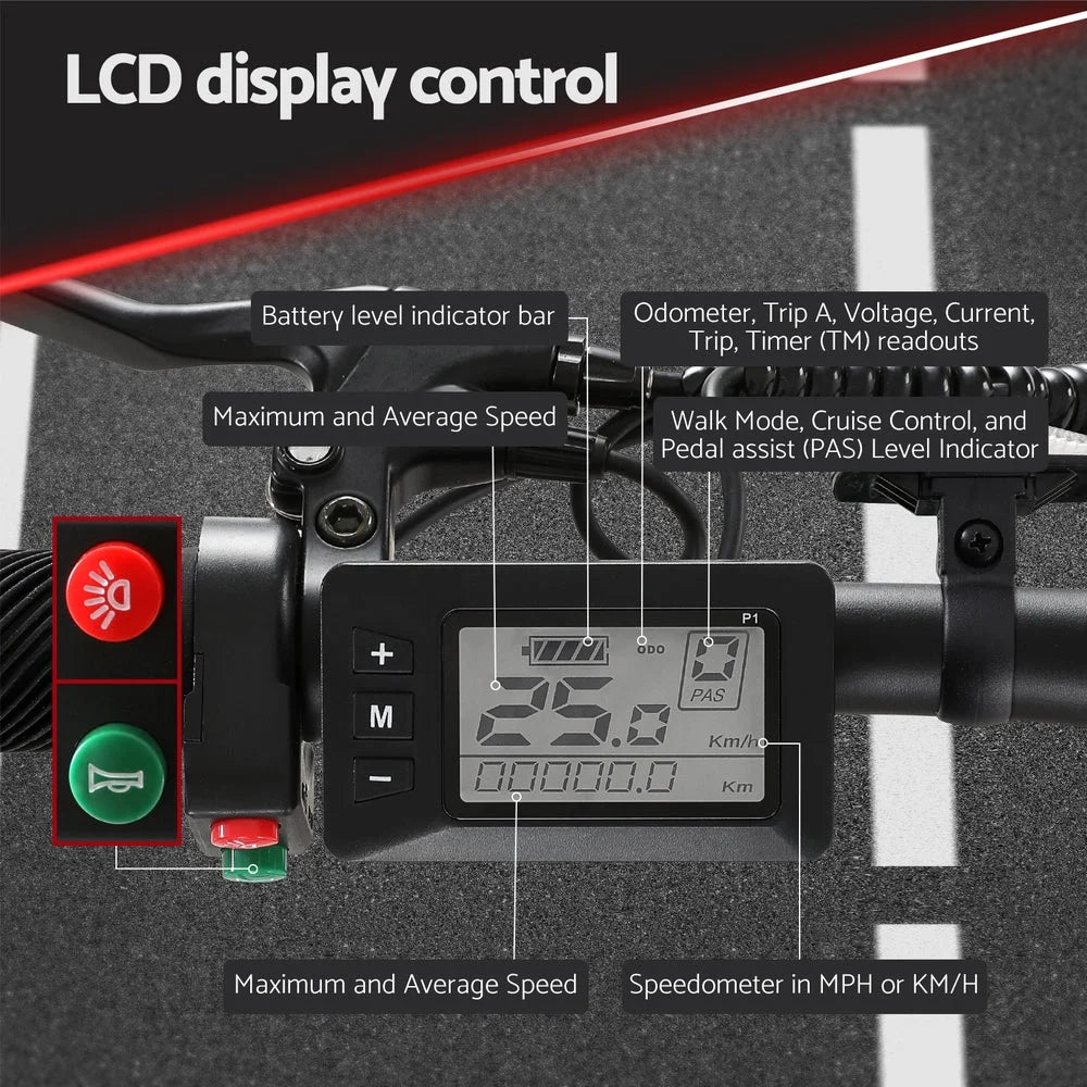 Folding Bike Urban City Bicycle eBike 20 Inch Rechargeable