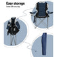 Folding Camping Chairs Set of 2 Armchair Portable Camping