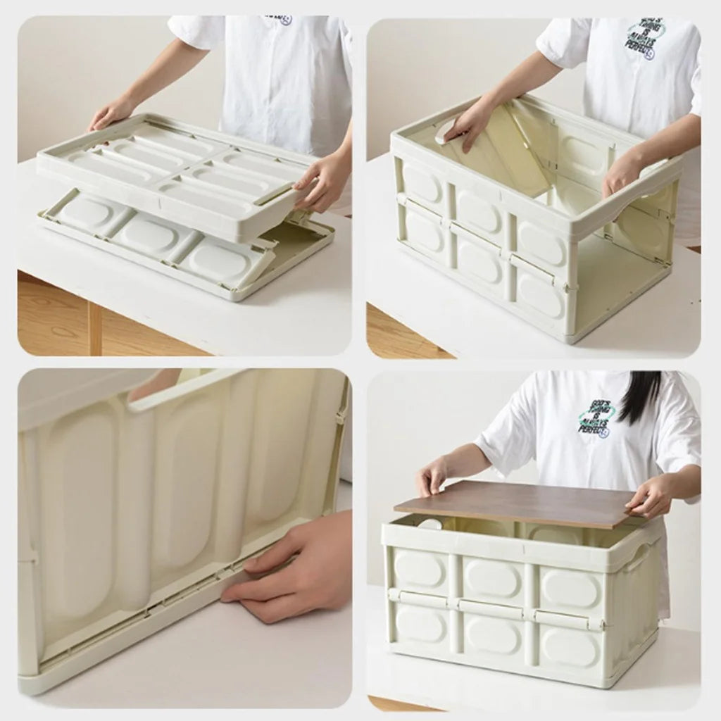 Folding Camping Storage Box Outdoor Stackable Container