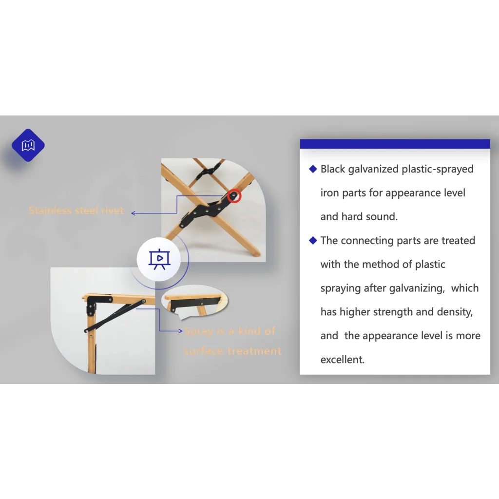 Folding Camping Table Bamboo Roll Up Portable Outdoor