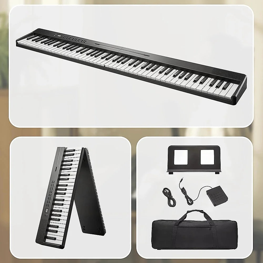 Folding Digital Piano 88 Key Velocity-Sensitive + Carry