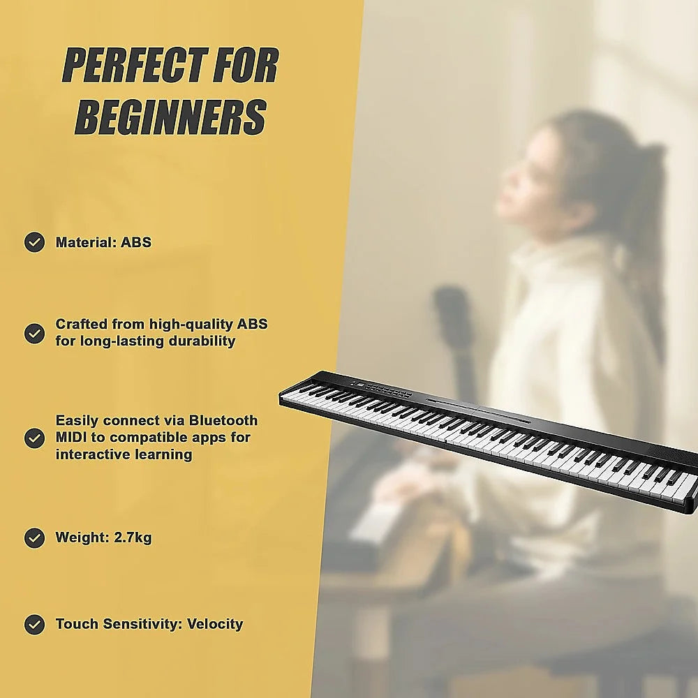 Folding Digital Piano 88 Key Velocity-Sensitive + Carry